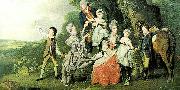 ZOFFANY  Johann the bradshaw family, c. Spain oil painting artist